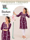 Boston By Blue Hills Rayon Embroidery Ladies Kurti Wholesale Shop In Surat